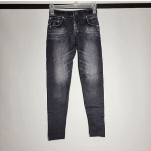 Soft Chic Black Jean Leggings